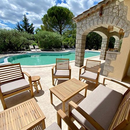 Maison Pour 12P, Piscine A Debordement Chauffee D'Avril A Octobre Inclus Ruoms Exteriör bild