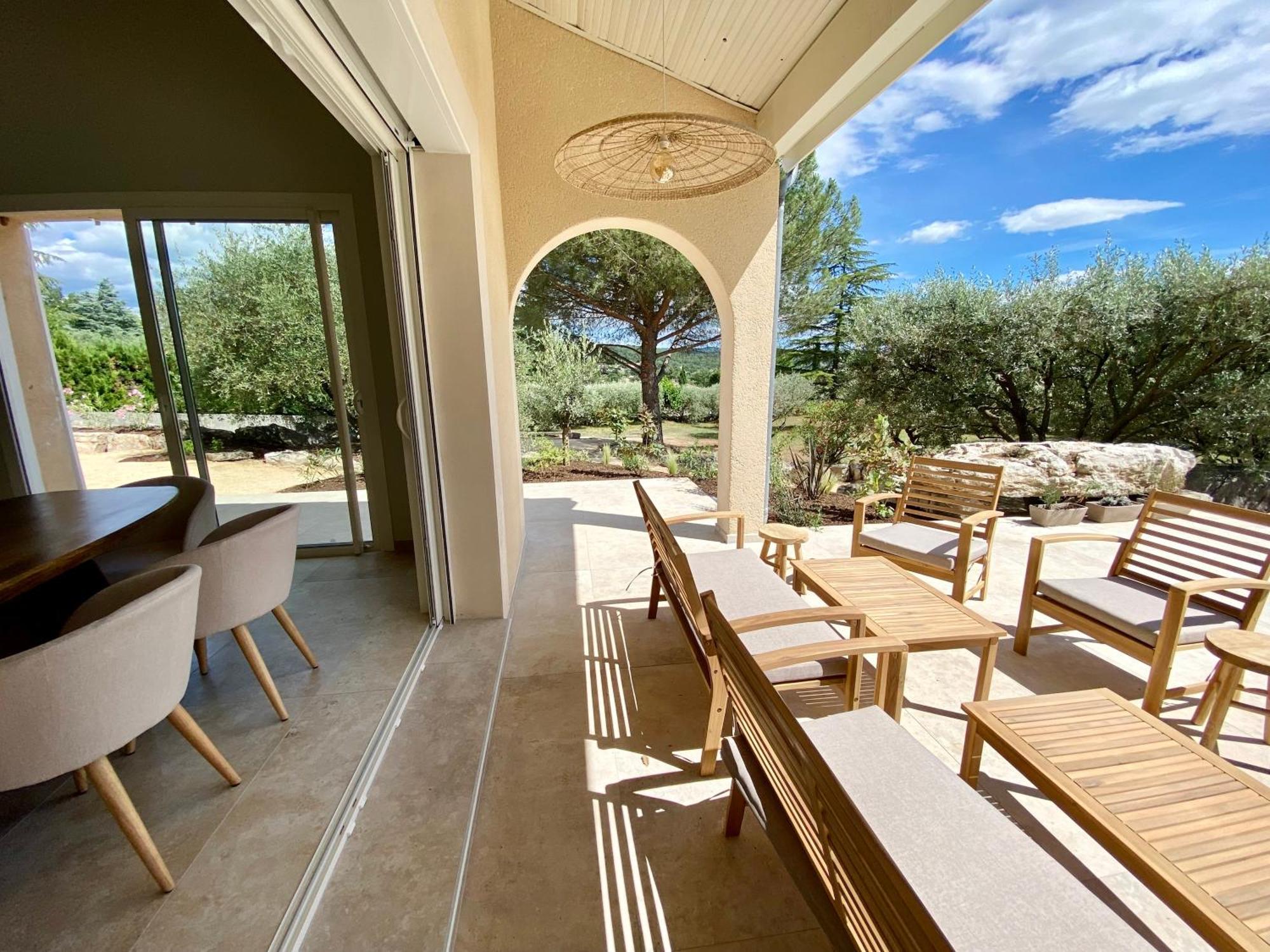 Maison Pour 12P, Piscine A Debordement Chauffee D'Avril A Octobre Inclus Ruoms Exteriör bild