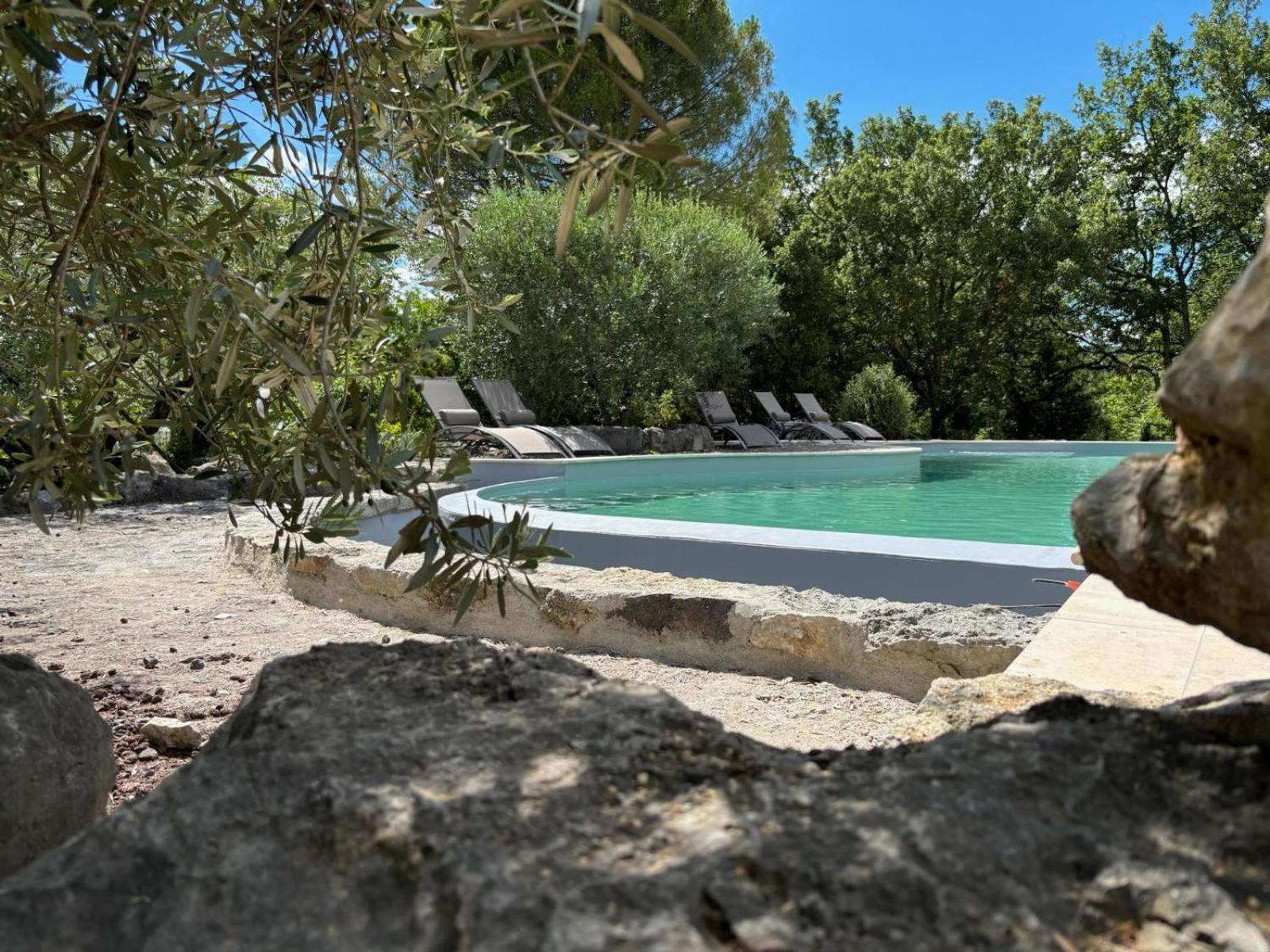 Maison Pour 12P, Piscine A Debordement Chauffee D'Avril A Octobre Inclus Ruoms Exteriör bild